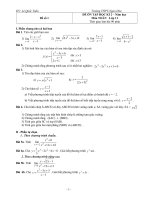 Đề ôn HKII Toán 11