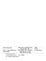 Đề thi TV cuối kII (lớp 1)