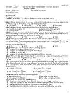 đề thi thử tốt nghiệp thpt-2010- 2011