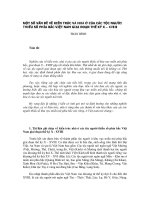 Một số vấn đề về kiến trúc và nhà ở của cáctộc người phía Bắc Việt Nam giai đoạn thế kỷ X - XVIII