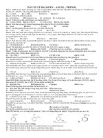 on tap kiem tra hoc ky 2 hóa 11. nang cao