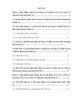 Báo cáo tốt nghiệp chuyên ngành quản trị nhân lực công ty cổ phần vận tải và đầu tư thương mại trường an