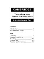 Flyers Tips (Bí quyết thi Flyers)