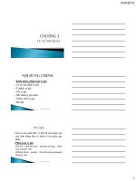 Slide bài giảng môn tài chính quốc tế: Chương 3: Tỷ giá hối đoái