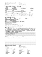 SECOND TERM TEST 3,4,5