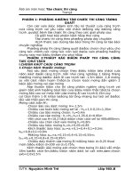 đồ án môn học tổ chức thi công đề tài tổ chức công tác thi công theo phương pháp dây truyền