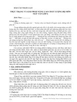 Biện pháp nâng cao chất lượng lớp 6