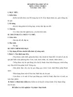 Đề Kiểm tra Học kỳ II Môn Công nghệ đầy đủ