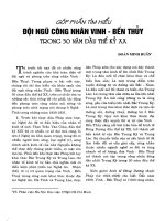 Góp phần tìm hiểu đội ngũ công nhân Vinh - Bến Thủy trong 30 năm đầu thế kỷ XX