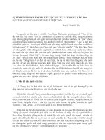Sự hình thành nhà nước dân tộc(State - nation) và văn hóa dân tộc ( national culture) ở Việt Nam