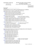 Đề Tiếng Nga 2010 CĐ KD Mã 928