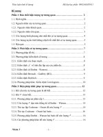 Phát hiện và khắp phục hiện tượng tự tương quan