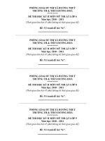 ĐỀ THI MỸ THUẬT THCS