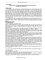 sáng kiến kinh nghiệm về phân dạng và rèn luyện kỹ năng giải bài tạp di truyền phân tử