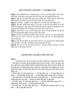 Đề cương ôn tập hoc ki II Sinh 7(2010-2011)