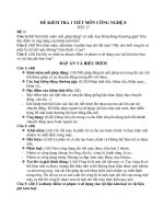 KIỂM TRA 1 TIẾT MÔN CÔNG NGHỆ 8