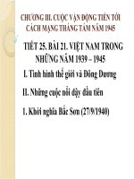Tiet 25.Bai 21 Viet Nam 1939  1945