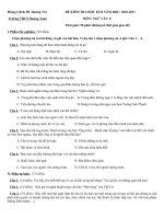 ĐỀ THI HKII NGỮ VĂN 8 (10-11)