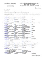 Đề Anh Văn CĐ KD 2010 Mã 426