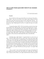 Đẹp và buồn trong quan niệm thẩm mỹ của Yasunari Kawabata