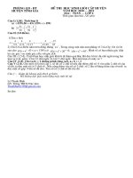 de thi HSG tinh gia 10.11