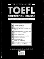 tài liệu luyện thi toefl  cuốn toefl preparation course