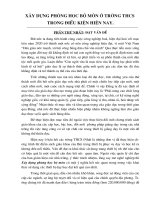 XD phòng học bộ môn ở THCS