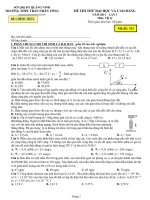 Đề Thi thư lần 3-THPT Trần Nhân Tông-Quảng Ninh