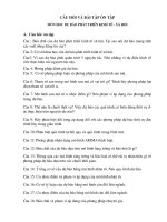 Bài tập môn phát triển kinh tế