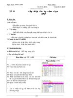 Tiết 38  Sắp xếp và lọc dữ liệu