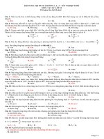 KIỂM TRA CHƯƠNG 1, 2, 3 - ÔN THI TỐT NGHIỆP