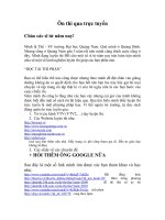 Kinh nghiệm thi cử - Phương pháp ôn thi hiệu quả