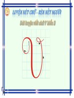 Tập viết chữ V hoa kiểu 2