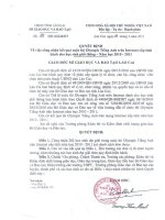 QĐ công nhận KQ thi IOE cấp tỉnh năm 2011