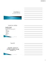 Slide bài giảng môn tài chính quốc tế: Chương 4: Thị trường ngoại hối