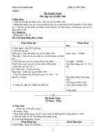 Giáo án buổi chiều - Lớp 2