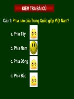 Bài 10.Tiết 2. Cộng hòa nhân dan Trung Hoa - KInh tế