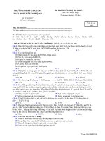 Thi thử chuyên Phan Bội Châu-nghệ an