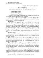 Đề án nhân sự đại hội đoàn