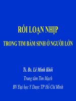 rối loạn nhịp tim trong tim bẩm sinh ở người lớn