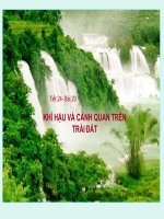 Bài Khí hậu và cảnh quan