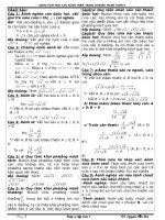 Hệ thống kiến thức toán 9