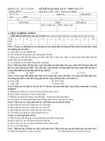 de kiem tra hoc ki II vat li 9 (co ma tran)