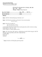 De va dap an Toan ki 2 lop 7 (hot)