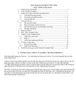 luận văn quản trị marketing Kế hoạch MARKETING 2006 Hạt Nêm từ thịt knorr