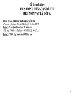 Đề thi học kỳ 2 - Vật lý 6