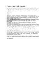 Code chu chay o cuoi trang web