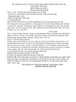 đề thi khảo sát chất lượng học sinh giỏi Huyện lộc hà