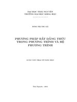 Phương pháp bất đẳng thức trong phương trình và hệ phương trình