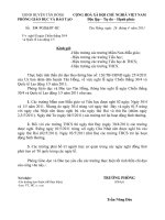 Thông báo nghỉ lễ 30.4